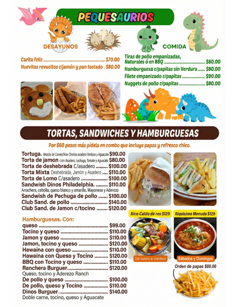 Dinos Restaurant Menu - Image 5