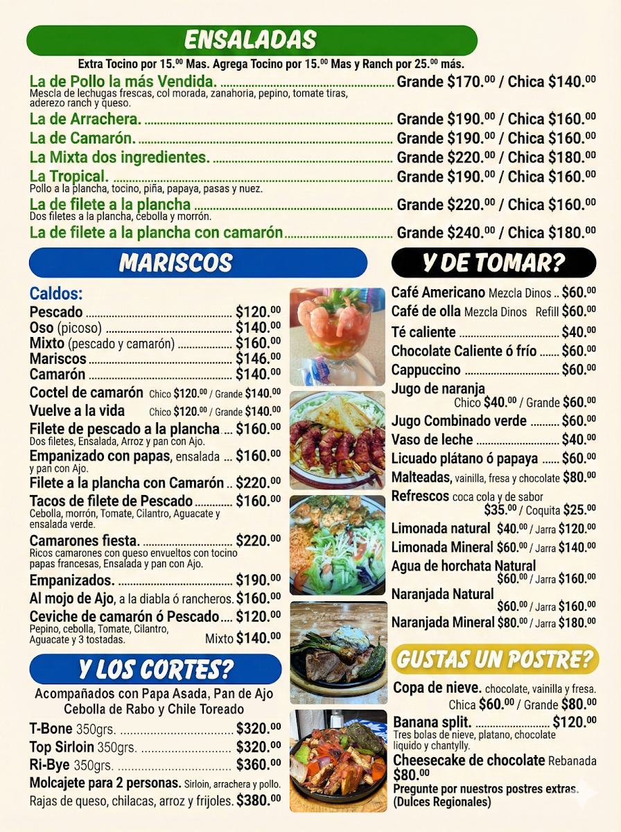 Dinos Restaurant Menu - Image 6